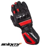 Manusi barbati pentru scuter - motocicleta racing vara Seventy model SD-R4 negru/rosu &ndash; marime: XXL (11)