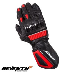 Manusi barbati pentru scuter - motocicleta racing vara Seventy model SD-R4 negru/rosu &ndash; marime: XXL (11)