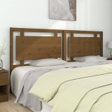 vidaXL Tăblie de pat, maro miere, 205,5x4x100 cm, lemn masiv de pin 817963