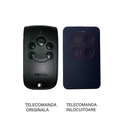 Telecomanda poarta garaj de 2 si 4 canale cod fix 433.92MHz Somfy Keytis 4 NS RTS compatibila cu originalul (848) foto