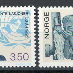 Norvegia 1995 MNH - A 50-a aniversare a Natiunilor Unite, nestampilat