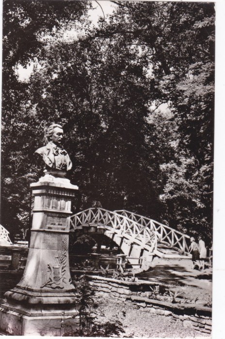 AMS - ILUSTRATA 1226, BOTOSANI - VEDERE DIN PARCUL &bdquo;M. EMINESCU&rdquo;