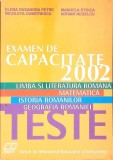Examen Capacitate 2002, Elena Ruxandra Petre, CD Press, Romana, 115 pagini