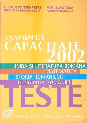 EXAMEN DE CAPACITATE 2002-ELENA RUXANDRA PETRE SI COLAB.-267416 foto