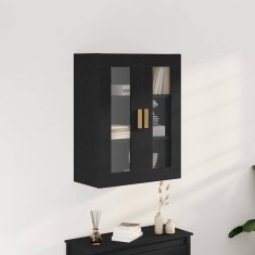 vidaXL Dulap de perete Stejar negru 69.5 x 34 x 90 cm 862110