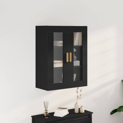 vidaXL Dulap de perete Stejar negru 69.5 x 34 x 90 cm 862110 foto