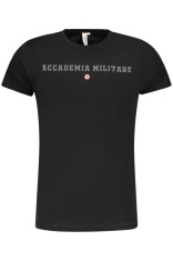 ACCADEMIA MILITARE Tricou barbati din bumbac, cu imprimeu, Regular fit, Negru, S foto