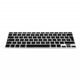 Husa pentru tastatura Apple MacBook Air 13&#039;&#039;/MacBook Pro Retina 13&#039;&#039;-15&#039;&#039; (to mid 2016), Kwmobile, Negru, Silicon, 42375.01