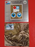 PARAGUAY, SAPPORO - COLIȚE + SERIE COMPLETĂ MNH (2 FOTO)