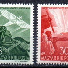 UNGARIA 1942, Aviatie, MNH, serie neuzata