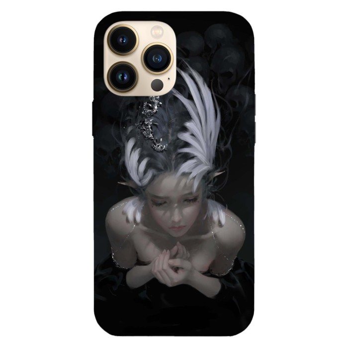 Husa compatibila cu Apple iPhone 12 Pro Max model Anime fantasy girl, Silicon, TPU, Viceversa