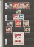 ROMANIA 1946 LP 199 LP 200 LP 201 OSP SERIE+ PA + COLITA SERII MNH NESTAMPILATE, Nestampilat