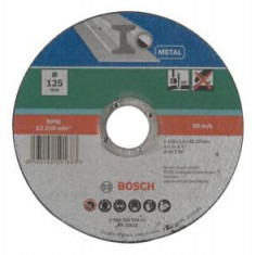 Disc de taiere pentru metal BOSCH , drept ,D 125 mm; grosime 1.6 mm