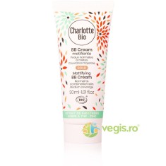 BB Cream Matifiant Gold pentru Piele Normala si Mixta cu Extract de Tea Tree si Zinc Bio 30ml