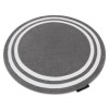 Covor HAMPTON cadru cerc gri, cerc 140 cm