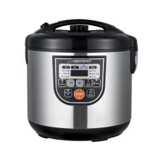 Multicooker 11 functii, panou smart digital, 860W, temporizator, cuva 5l, inox foto