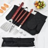 Set gratar 7 ustensile cu husa textila, Oem