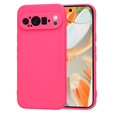 Husa silicon Google Pixel 9 Pro Techsuit SoftFlex, fucsia foto