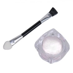 Praf Decorativ Unghii, Model Sugar, Capacitate 0.5g, Alb, Efect Metalizat