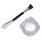 Praf Decorativ Unghii, Model Sugar, Capacitate 0.5g, Alb, Efect Metalizat