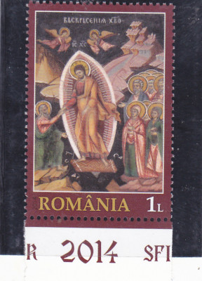 ROMANIA 2014 - SFINTELE PASTI, MNH - LP 2017. foto