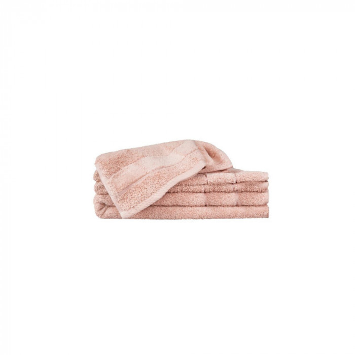 Prosop de baie din bumbac Premium, 35x50 cm, pufos, moale, Roz, Sepio
