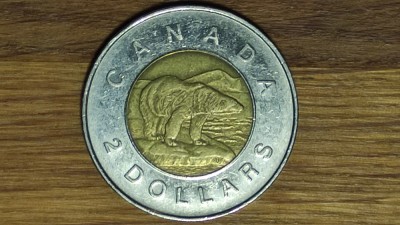 R08 Canada - moneda de colectie comemorativa - 2 dollars 2002 - Golden Jubilee foto