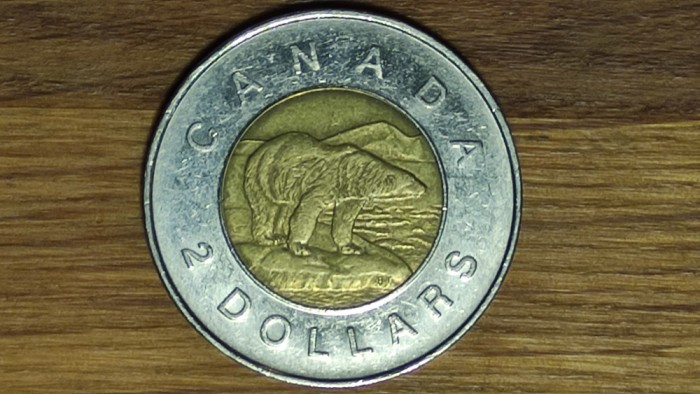 R08 Canada - moneda de colectie comemorativa - 2 dollars 2002 - Golden Jubilee