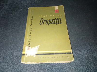 IVAN VAZOV - OROPSITII foto