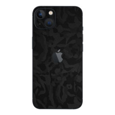 Set Folii Skin Acoperire 360 Compatibile cu Apple iPhone 13 - ApcGsm Wraps Skin Camo Shadow Black