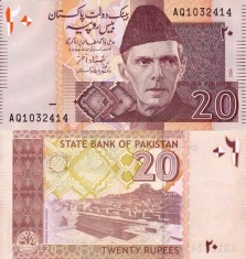 PAKISTAN 20 rupees 2006 UNC!!! foto