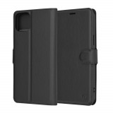 Cumpara ieftin Husa pentru iPhone 15 Plus, Techsuit Leather Folio, Black