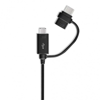 Cablu de date USB la Micro-USB, Type-C, 1.5m - Samsung (EP-DG950DBEGWW) - Black foto