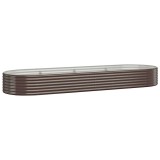Cumpara ieftin Strat inaltat gradina 322x100x36 cm otel galvanizat
