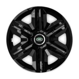 Set 4 capace roti Hubcaps fast black R16 Compatibil Cu Land Rover, Autohelix MSA