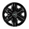 Set 4 capace roti Hubcaps fast black R16 Compatibil Cu Land Rover
