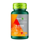 Vitamina d-5000 naturala 60cps, Adams Vision