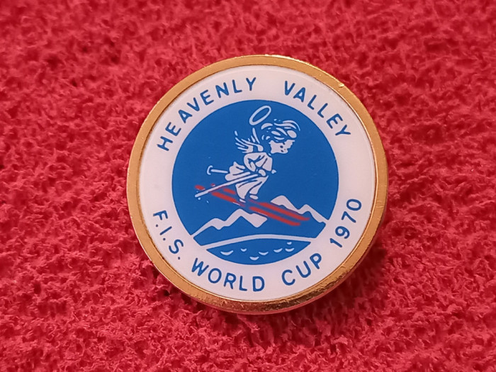 Insigna Ski - Heavenly Valley Campionatul Mondial 1970 - SUA
