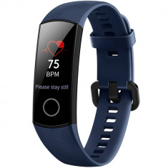 Bratara Fitness Huawei Honor Band 4 Rezistenta la apa pana la 5 ATM ecran tactil AMOLED Autonomie baterie pana la 14 zile Bluetooth Blue foto