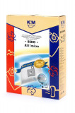 Sac aspirator pentru Beko BKS-1240, sintetic, 4 saci + 2 filtre, K&amp;M