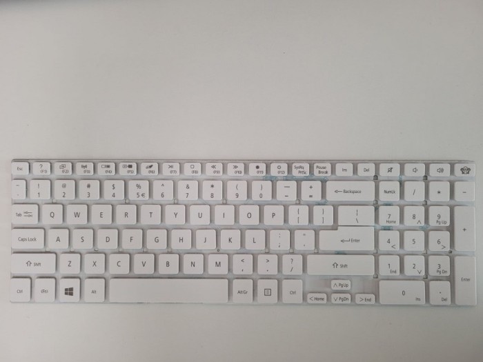 Tastatura Laptop, Acer, Aspire V3-531G, V3-531G, V3-571G, V3-572G, V3-572P, V3-572PG, V3-731G, V3-771G, V3-772G, alba, layout US