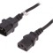 Cablu de Alimentare 1,8m IEC C13 - IEC C14 10A 250V Negru