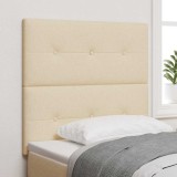 Cumpara ieftin Tablie LED cu benzi LED cu headboard Crem 100 cm tesatura