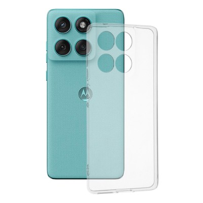Husa Motorola Edge 60 Fusion Techsuit Clear Silicone, transparenta foto