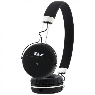 Handsfree Casti Bluetooth Tellur Morpheus Zeal + Adaptor Bluetooth Jack 3.5 mm, MultiPoint, Negru TLL511191 foto