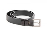 Cumpara ieftin Curea din piele naturala neagra, 30 mm, Leda