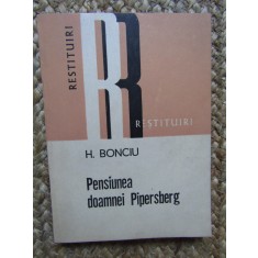 H. Bonciu - Pensiunea doamnei Pipersberg