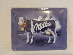 Placuta de tabla Milka, Nostalgic Art Berlin Germania, 20 x 15cm