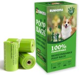Cumpara ieftin Pungi Igienice Biodegradabile Caini Pisici 120 Buc (8 Role) - Compostabile, Ecologice, Rezistente - 22x33 cm