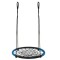 Leagan suspendat, cuib de barza, tip panza paianjen, albastru si negru, max 100 kg, 100 cm, Springos